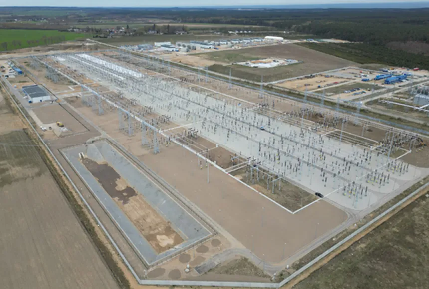 Stacja elektroenergetyczna Choczewo z kolejnym kamieniem milowym